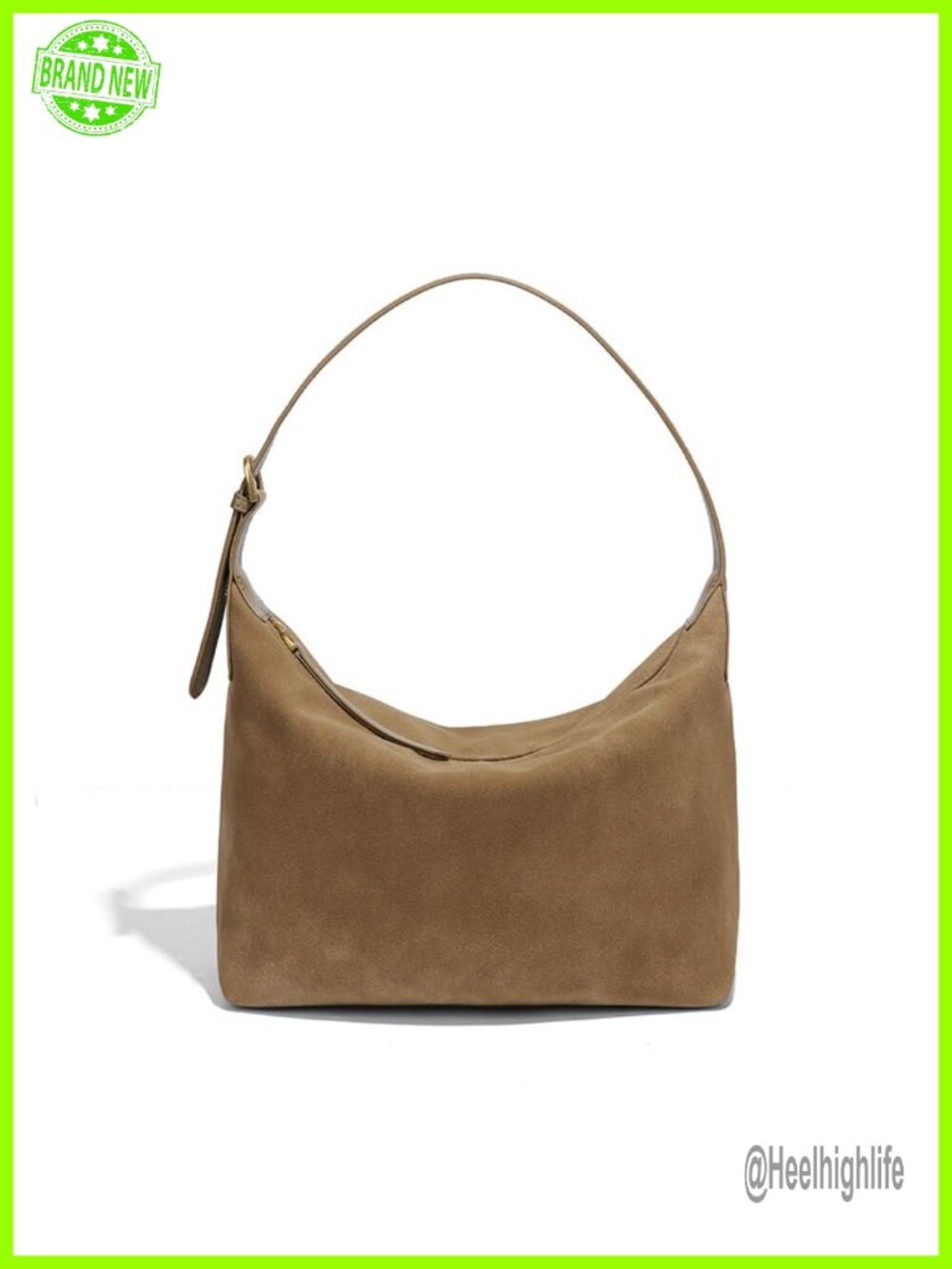 Faux Suede Hobo Bag Medium Crossbody Shoulder Purse for Women